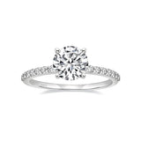 925 Silver Sparkling CZ Zircon Rings for Women Wedding