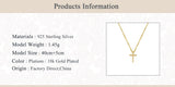 925 Silver Vintage Glossy Cross Pendant Choker Necklace for Women