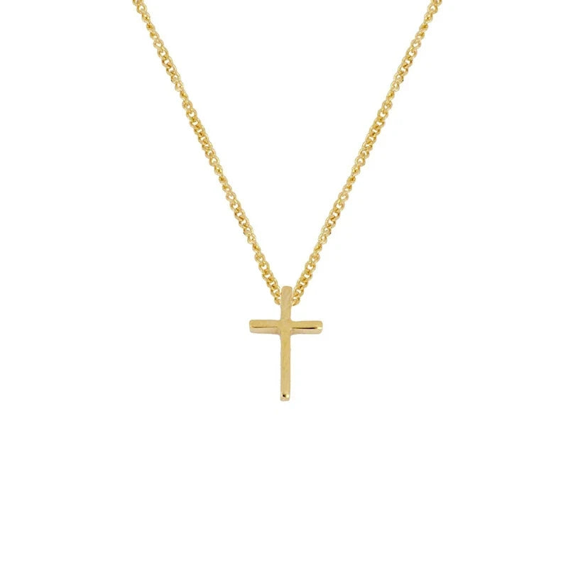 925 Silver Vintage Ethnic Cross Pendant Choker Necklace for Women