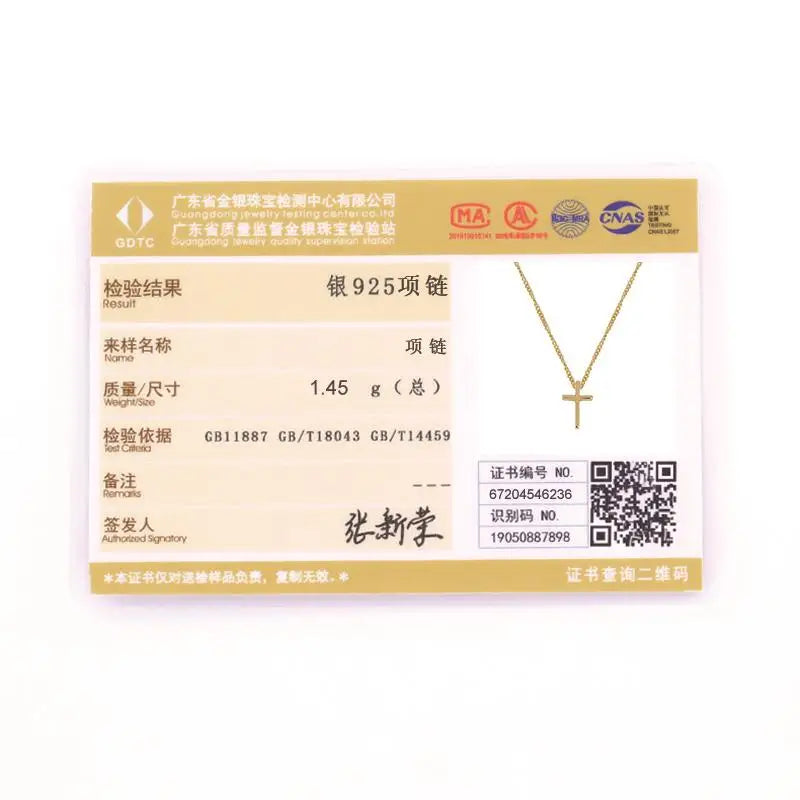 925 Silver Vintage Ethnic Cross Pendant Choker Necklace for Women