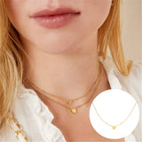 Zodiac Constellation Charm Necklace with Zircon Moon Star