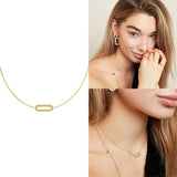 Zodiac Constellation Charm Necklace with Zircon Moon Star