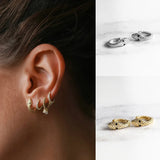 925 Silver Gothic Snake Earrings for Women