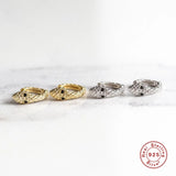 925 Silver Gothic Snake Earrings for Women