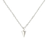 Vintage Sun Moon Charm Celestial Dainty Necklace Green Zircon Cone Pendant