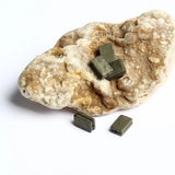 Natural Iron Ore Cuboid Stone Beads for Jewelry, 12x8x5mm