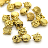 DIY Owl Charm Beads Metal Spacer for Bracelet Jewelry