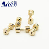 Man Power Symbol Alloy Metal Motivation Dumbbell Charm Beads