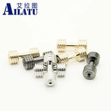 Man Power Symbol Alloy Metal Motivation Dumbbell Charm Beads