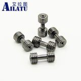 Man Power Symbol Alloy Metal Motivation Dumbbell Charm Beads