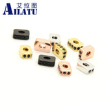 CZ Square Beads for DIY Bracelet and Necklace