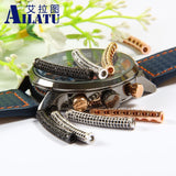 Micro Pave CZ Tube Charms for DIY Bracelet & Necklace