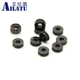 Micro Pave CZ Wheel Rondelle Brass Beads for DIY Jewelry
