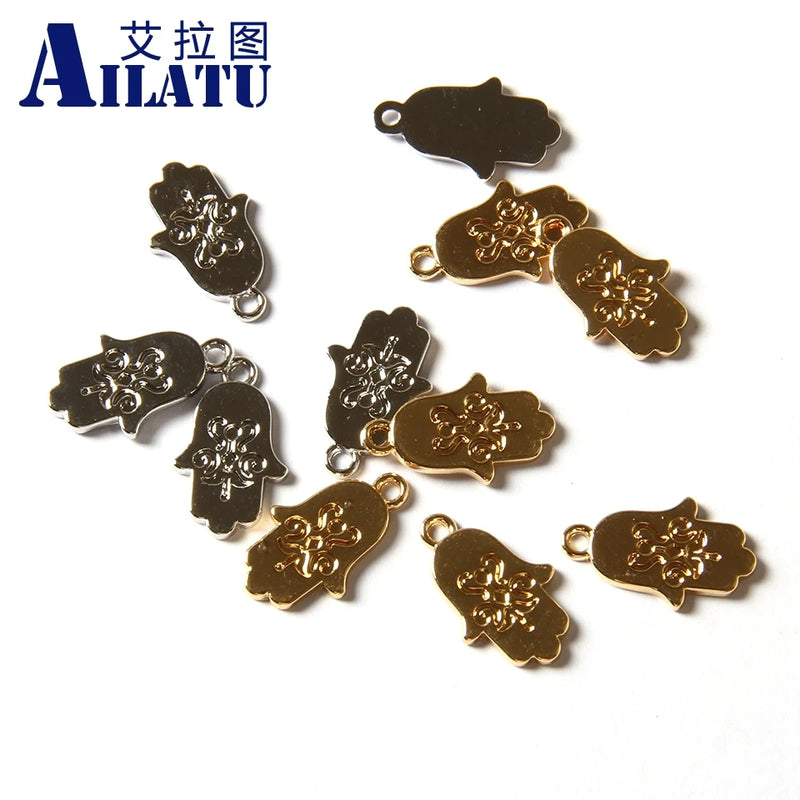 Religious Hamsa Hand Charm for DIY Jewelry
