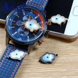 Shell Hand Charm Micro Paved Clear Cz DIY Jewelry Bracelet Necklace