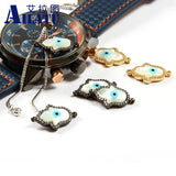 Shell Hand Charm Micro Paved Clear Cz DIY Jewelry Bracelet Necklace