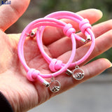 Fluorescent Love Bracelets Set for Couples