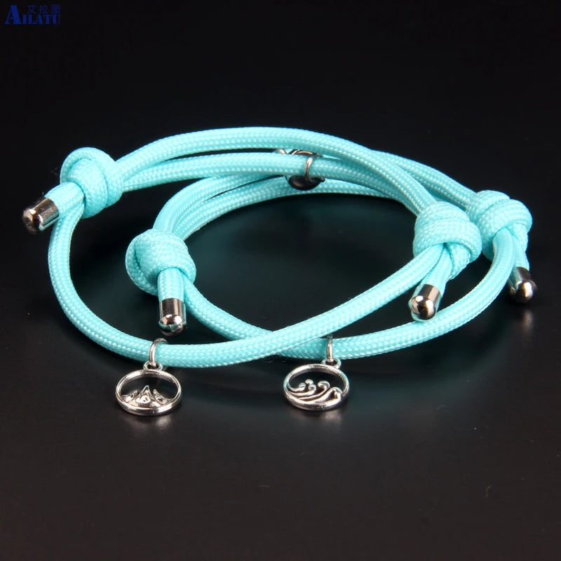 Fluorescent Love Bracelets Set for Couples