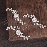 AiliBride Wedding Pearl Hair pins Hair Accessories