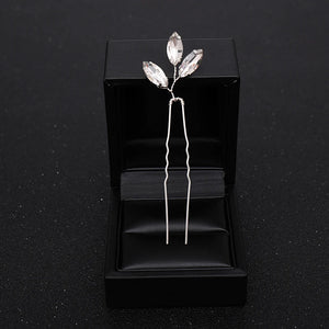 AiliBride Flower Pearl Wedding Hair pins Bridal Hair Accessories