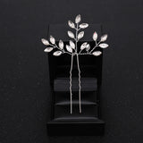 AiliBride Flower Pearl Wedding Hair pins Bridal Hair Accessories