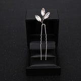 AiliBride Flower Pearl Wedding Hair pins Bridal Hair Accessories