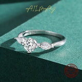 925 Silver 1.0ct Zirconia Finger Ring Wedding Jewelry