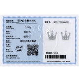 925 Sterling Silver Crown Earrings for Women
