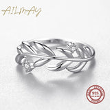 925 Sterling Silver Tree Branch Finger Ring Women Girls Jewelry