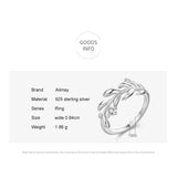 925 Sterling Silver Tree Branch Finger Ring Women Girls Jewelry