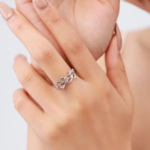 925 Sterling Silver Tree Branch Finger Ring Women Girls Jewelry