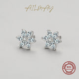 Sterling Silver CZ Flower Ring Women's Fine Jewelry