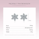 Sterling Silver CZ Flower Ring Women's Fine Jewelry