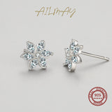 Sterling Silver CZ Flower Ring Women's Fine Jewelry