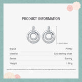 925 Silver Cz Stud Earrings Women