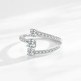 925 Silver Zirconia Rings for Women Wedding Jewelry