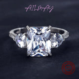 3ct AAAAA CZ Ring 925 Sterling Silver Wedding Engagement Female Jewelry