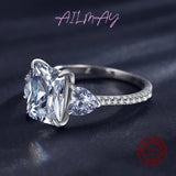 3ct AAAAA CZ Ring 925 Sterling Silver Wedding Engagement Female Jewelry
