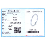 Dazzling Full CZ Ring 925 Sterling Silver Stackable Wedding Ring Women Jewelry