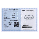 925 Silver CZ Geometric Rings for Women Wedding Jewelry