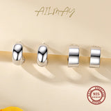 925 Sterling Silver Minimalist Charm Silver Earring For Women Girls