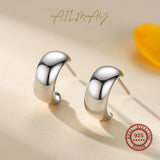 925 Sterling Silver Minimalist Charm Silver Earring For Women Girls
