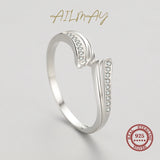 Guardian Wings Ring 925 Sterling Silver Clear Zircon for Women