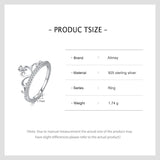 925 Silver CZ Crown Ring Women Wedding Jewelry