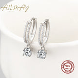 925 Sterling Silver Zircon Drop Earring for Women