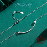 925 Silver Smile Pearl Pendant Necklace for Women Girls