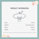 925 Silver Butterfly Chain Ring for Women