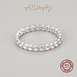 925 Silver Heart to Heart Stackable Ring For Women