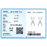 925 Silver Small Scissors Earrings CZ Studs Women Fine Jewelry