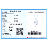 925 Silver Tree Of Life Necklace CZ Pendant Romantic Jewelry Wedding Gift